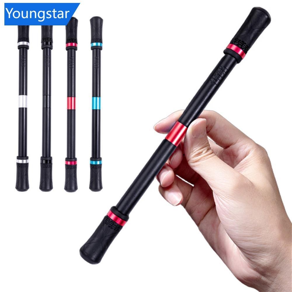 [ForeverYoung ] 1pc Cool Black White Spinning Pen Creative หมุนปากกาเล ่ นเกมของเล ่ นนักเรียนความเครียดความดัน Releaser ปากกา A2Z2