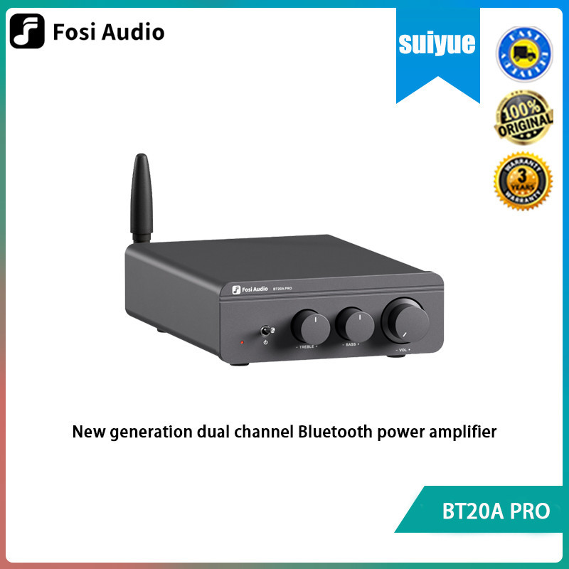 Fosi Audio BT20A PRO 300W X2 TPA3255 2 Channel Bluetooth 5.0 Power Amplifier