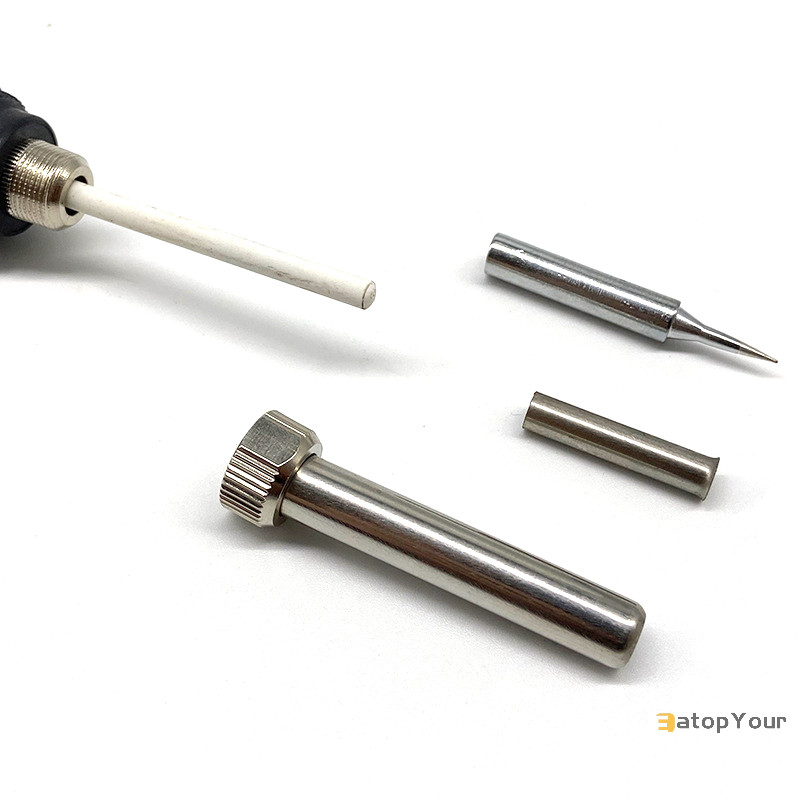 Eateopyour ] หัวแร ้ งไฟฟ ้ า Solder Tip SleeveCasing Handle Adapter สําหรับ NO.907T 905E ใหม ่