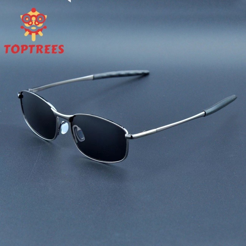 Polarized Square โครงเหล็ก UV Protection Sun แว่นตาสําหรับชาย Photochromic กลางแจ้ง Anti Vertigo อุปกรณ์การเดินทางแว่นตา Shades สําหรับชายแฟชั่นคลาสสิกแว่นตา X958