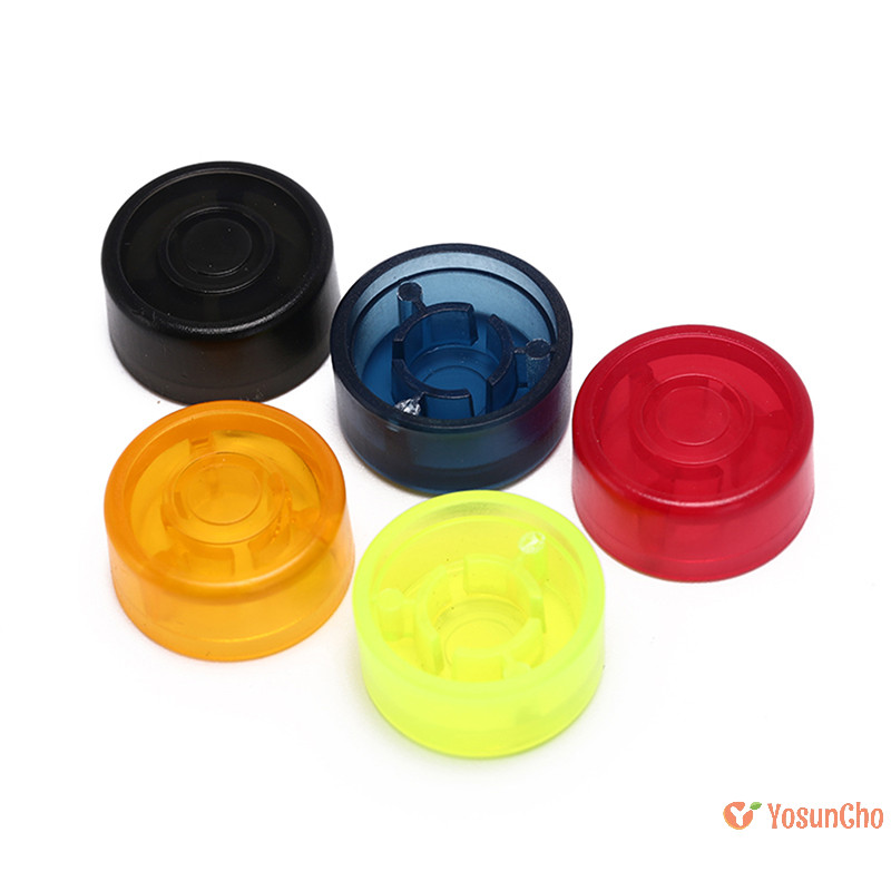 Yosuncho ] 5 ชิ ้ น footswitch กันชนพลาสติกสีสันสดใสสําหรับกีตาร ์ เอฟเฟกต ์ เหยียบใหม ่