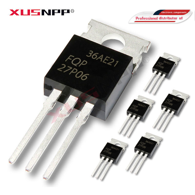 10pcs FQP27P06 TO220 27P06 TO-220 60V 27A FQP47P06 47P06 FQP22P10 22P10 ส่วนประกอบอิเล็กทรอนิกส์