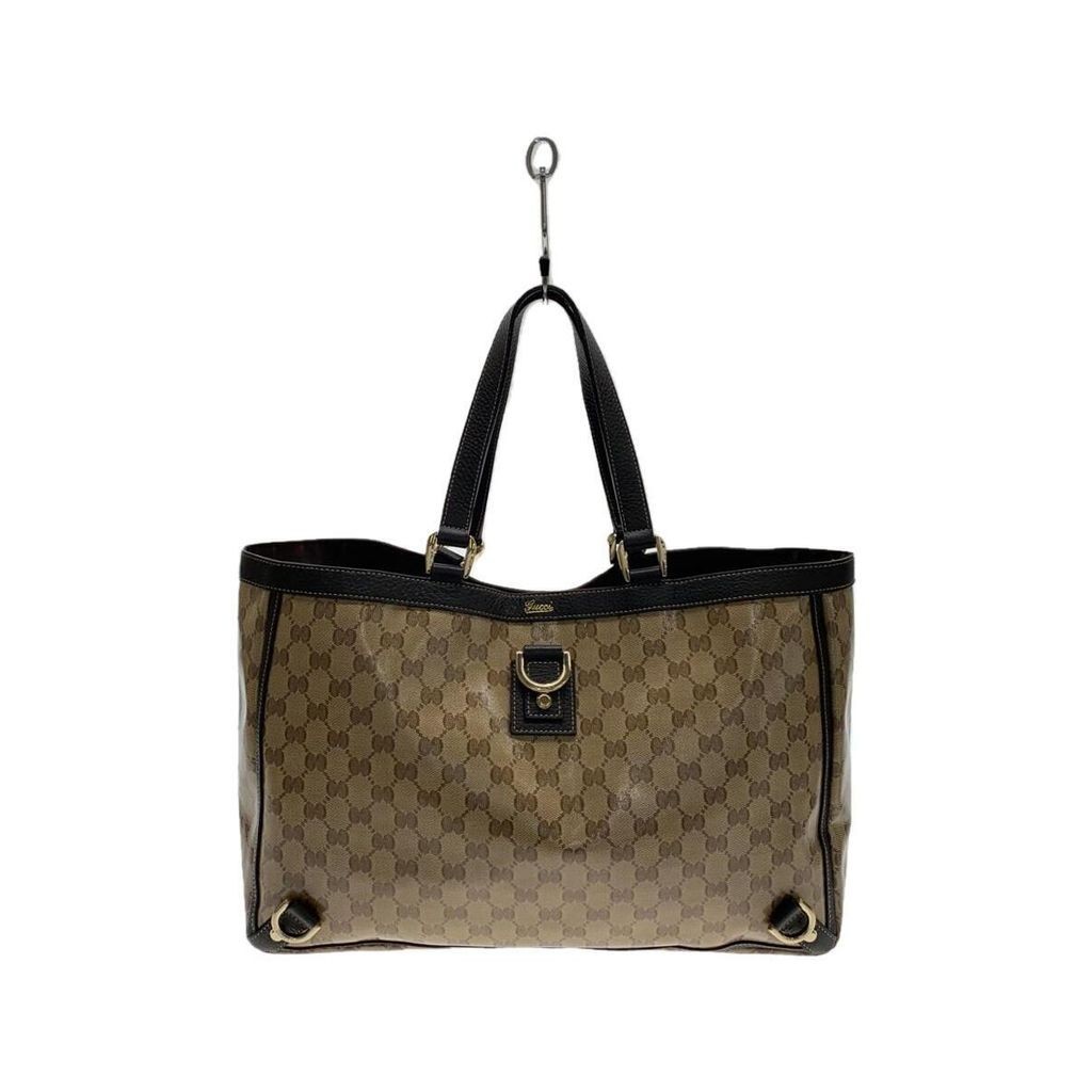 GUCCI Tote Bag GG Canvas Crystal Direct from Japan Secondhand