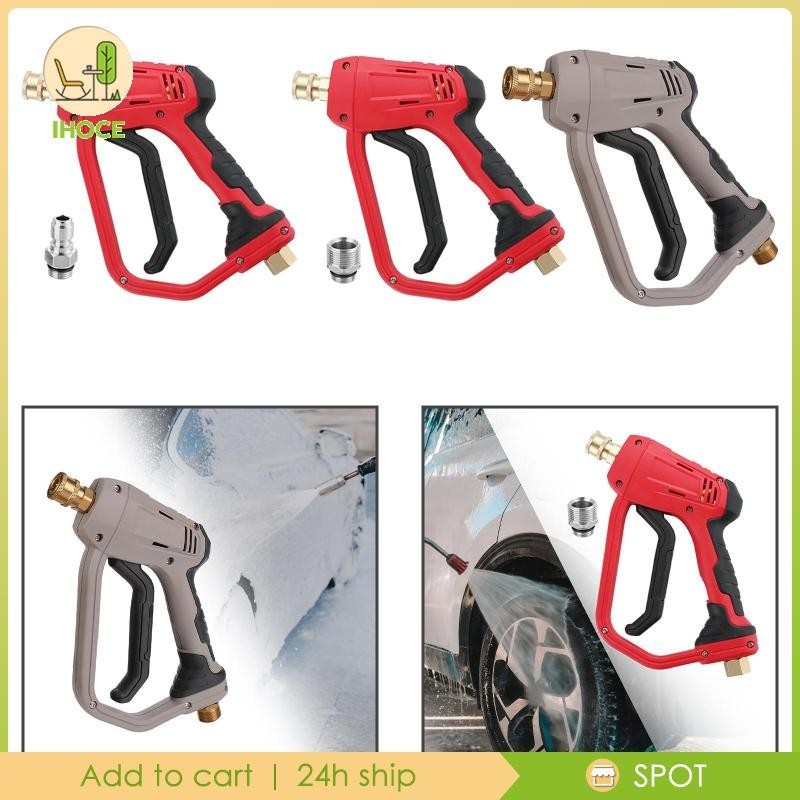 [Ihoce] เครื่องซักผ้าความดัน Garden Quick Connect M22-14 มม.สิ่งที่แนบมาเครื่องซักผ้าความดันสําหรับ RV Patio Pathway ในครัวเรือน
