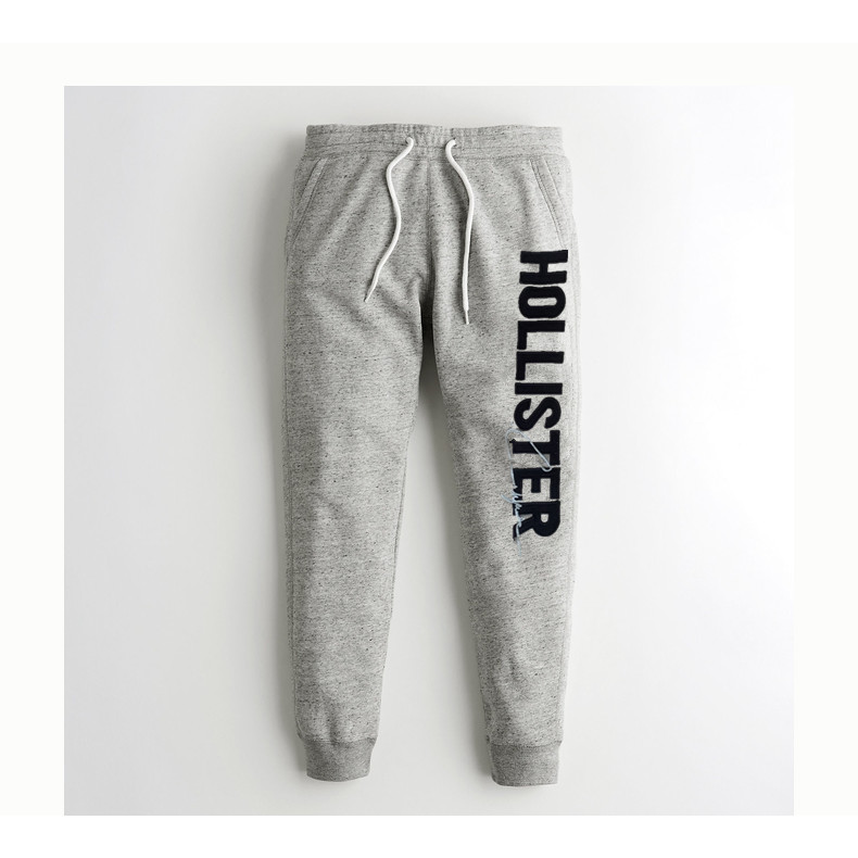 HOLLISTER  ขายร้อนHollister ใหม่กางเกงลําลอง Little Seagull ผ้าฝ้ายแท้ขนาดใหญ่กางเกงกีฬาหลวม