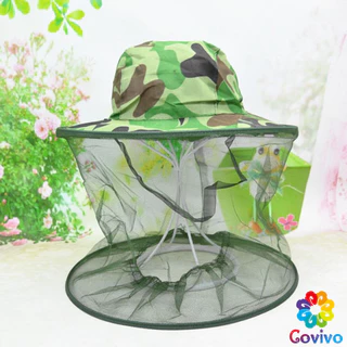 Covivo หมวกปีกกว้างกันแมลง หมวกมุ้งเดินป่า Insect hat