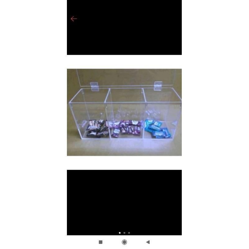 ที่ใส่ขนม 40x12x20 กล่องเก็บของ pking safe