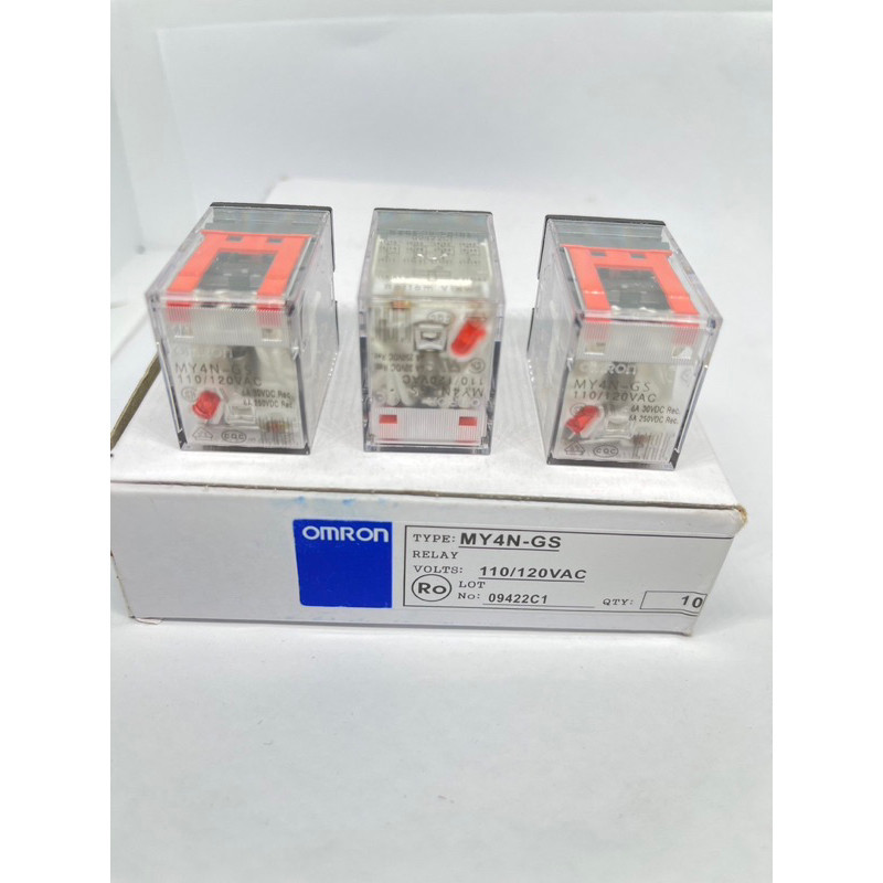 MY2N-GS  my2-gs 110vac 110ac. vac มีไฟ ของใหม่ ออกบิลได้ MY4GS  MY2GS