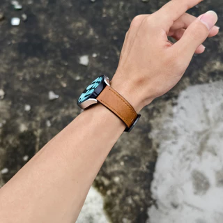 20 มม.22 มม.Quick Release สายหนังสําหรับ Samsung Galaxy Watch 6 5 4 40 มม.44 มม.เกียร์ Vintage สร้อยข้อมือสําหรับ Xiaomi Redmi นาฬิกา 3 Lite/Active