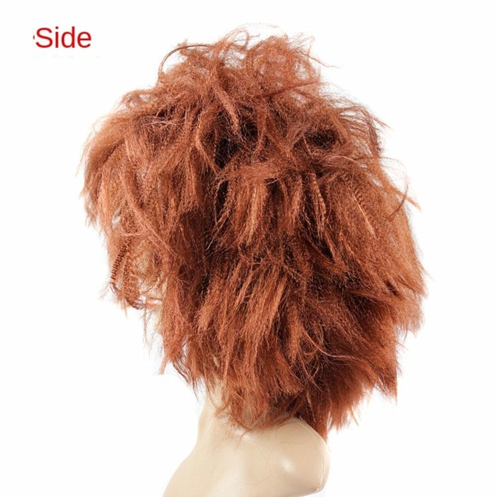 ราล์ฟ 2ชิ้น/เซ็ตวิกผมและเคราชุด, ป่าเถื่อนคอสเพลย์ฮาโลวีน เกี่ยวกับต้นฉบับ วิกผมเครา, วิกผมอุปกรณ์เสริมตลกสีดําสีน้ําตาลป่าผู้ชายวิกผมและเคราเครื่องแต่งกายพรรค - รูปที่ 6