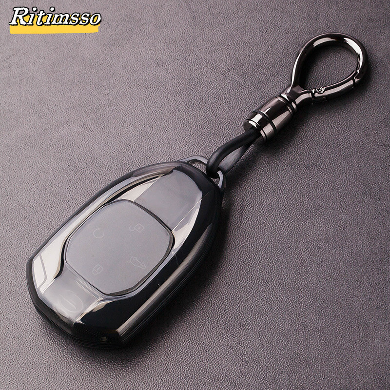 Soft Tpu รถ Remote Key Case สําหรับ Trumpchi GAC 2021 Empow J11 J12 J13 J14 J15 GS8 2023 Protector ร
