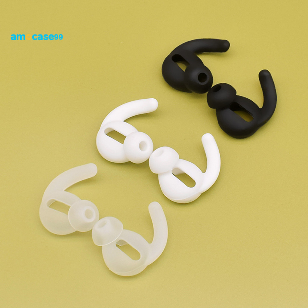 Amocase99 2 ชิ้น Mini Anti-lost ล้างทําความสะอาดได้ซิลิโคนนุ่มแผ่นรองหูฟังสําหรับ AirPods 1/2