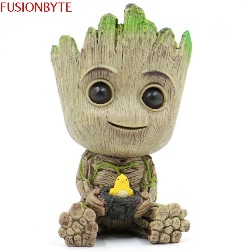 Fusionbyte Groot Action Figure สําหรับของขวัญตกแต่งรถ Mini Groot รูปของเล่น Avengers 6 ซม.อะนิเมะ Ac