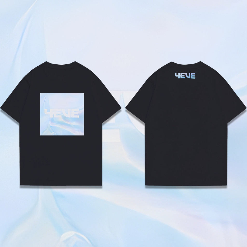 HLHL 4EVE OVERSIZED T-SHIRTS เสื้อยืดคอกลม พร้อมส่ง ราคาถูก ฝ้าย 100% ไม่จำกัดเพศการปรับแต่งแบบเกาหลี