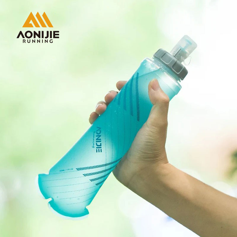 Aonijie SD24 500ML Soft Flask BPA Free Trail Running Water Bottle Fit for Sports Marathon Hiking Hydration Bag