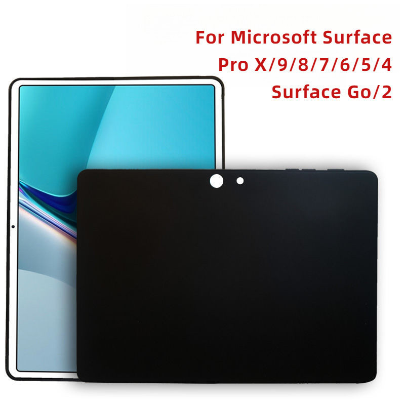 เคสสําหรับ Microsoft Surface Pro 9 8 7 6 5 4 Soft TPU ฝาหลังสําหรับ Surface Go 2 10.5 นิ้วเคสกันกระแทก