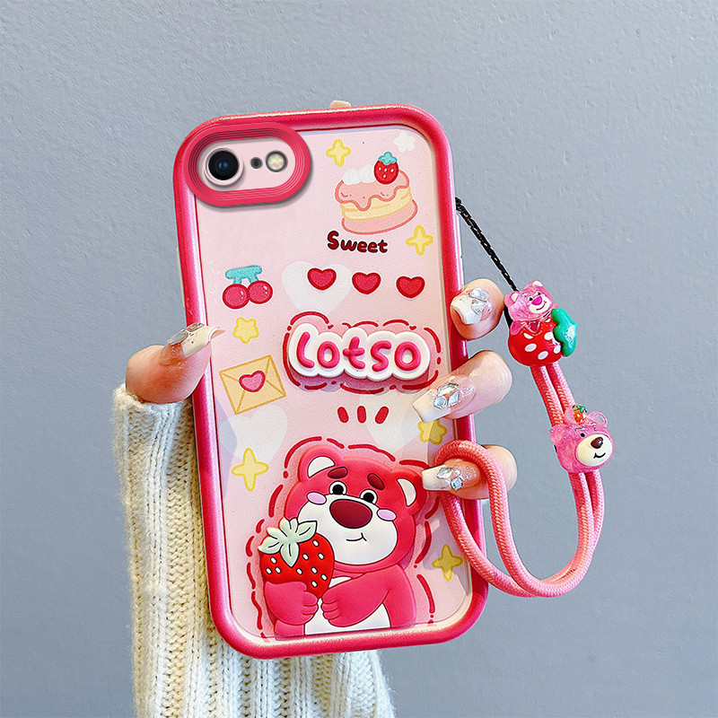 เคส iphone 6s plus การ์ตูน 3D สติ๊กเกอร์เคสโทรศัพท์สําหรับ iphone 6 plus case