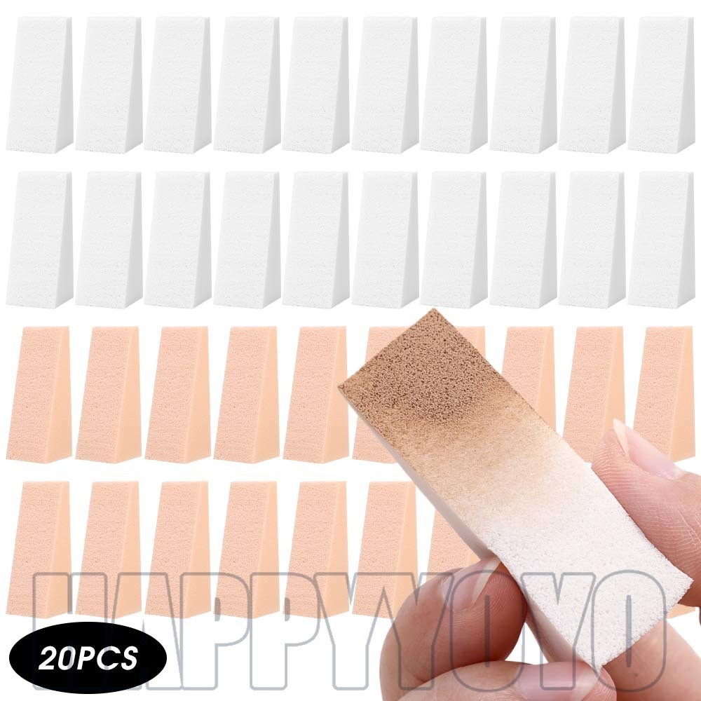 พัฟสามเหลี่ยมนุ่ม Natural Smudging Powder Applicator Foundation คอนซีลเลอร์แต่งหน้าฟองน้ํา Local Air Cushion