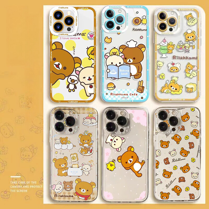Kawaii RilakkumaปลอกสําหรับVIVO Y75 Y200 Y100 Y02 V40 Y36 V30E V29E Y27 Y76 Y28 Y03 Y55 Y33S Y74S Y1