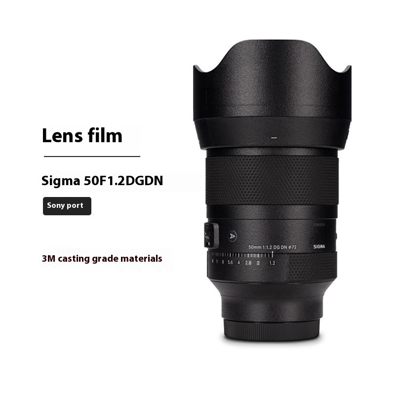Mebontfor Sigma 50f1.2 DG DN SONY Port ฟิล์มกันรอยเลนส์ 50f1.2 สติ๊กเกอร์ 3M