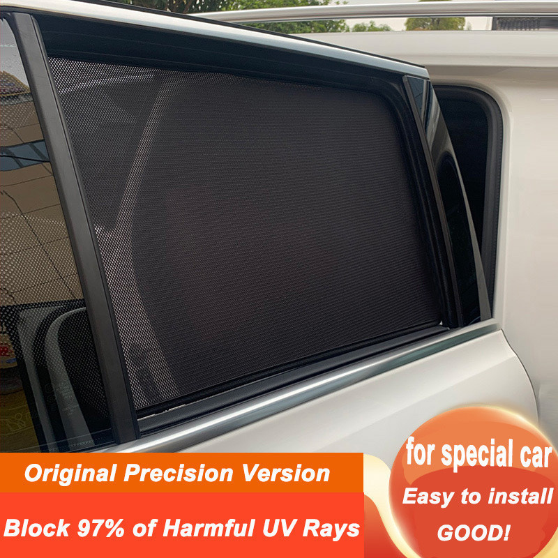 ม่านบังแดดป้องกันรังสียูวีรถยนต์ที่ปรับแต่งได้สําหรับ Subaru XV Crosstrek GT 2018-2023 ม่านบังแดดรถยนต์แบบพับได้ออกแบบที่ถอดออกได้ตาข่ายหนาสําหรับความเป็นส่วนตัวและความเย็น - รูปที่ 6