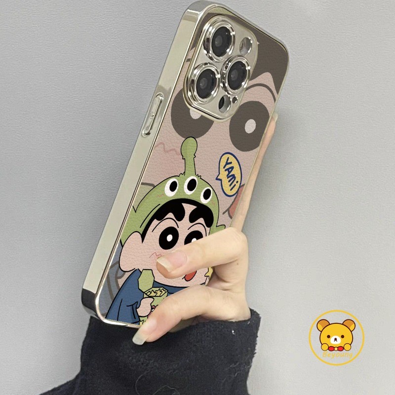 การ์ตูนน่ารักเครยอนชินจังหนังเคสโทรศัพท์สําหรับVivo V40 V30 V29 V27E V25 V23 V21 V21S V20 Y75 Y55 T2