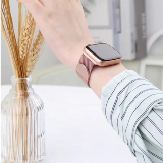 สายรัดสแตนเลส Milanese for IWatch Apple Watch Ultra 3 2 49 มม Series 11 10 9 8 7 46 มม 42 มม 41 มม 38 มม 40 มม 45 มม