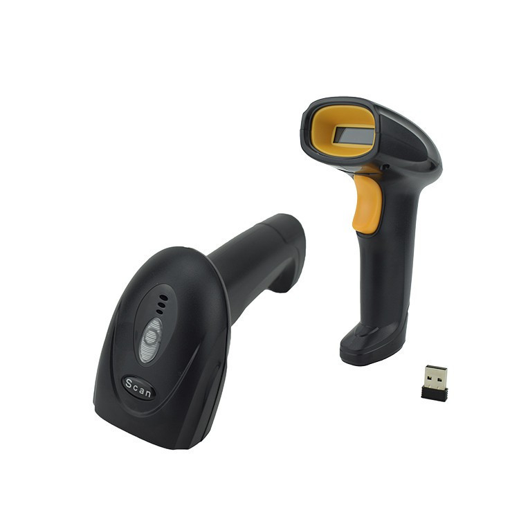 ราคาการแข่งขันแบบมีสายไร้สาย 1D 2D QR Code Barcode Scanner Bluetooth Barcode Reader HYAT
