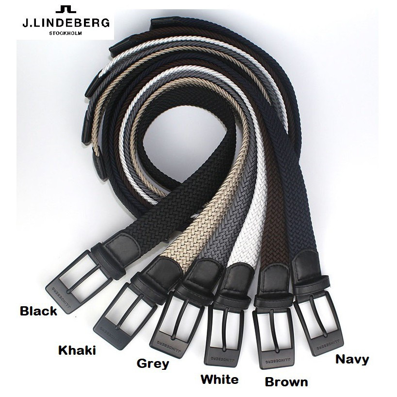 เข็มขัดกอล์ฟ [J Lindeberg JL] เข็มขัดกีฬาผู้ชายเข็มขัดพักผ่อนกลางแจ้ง 990626