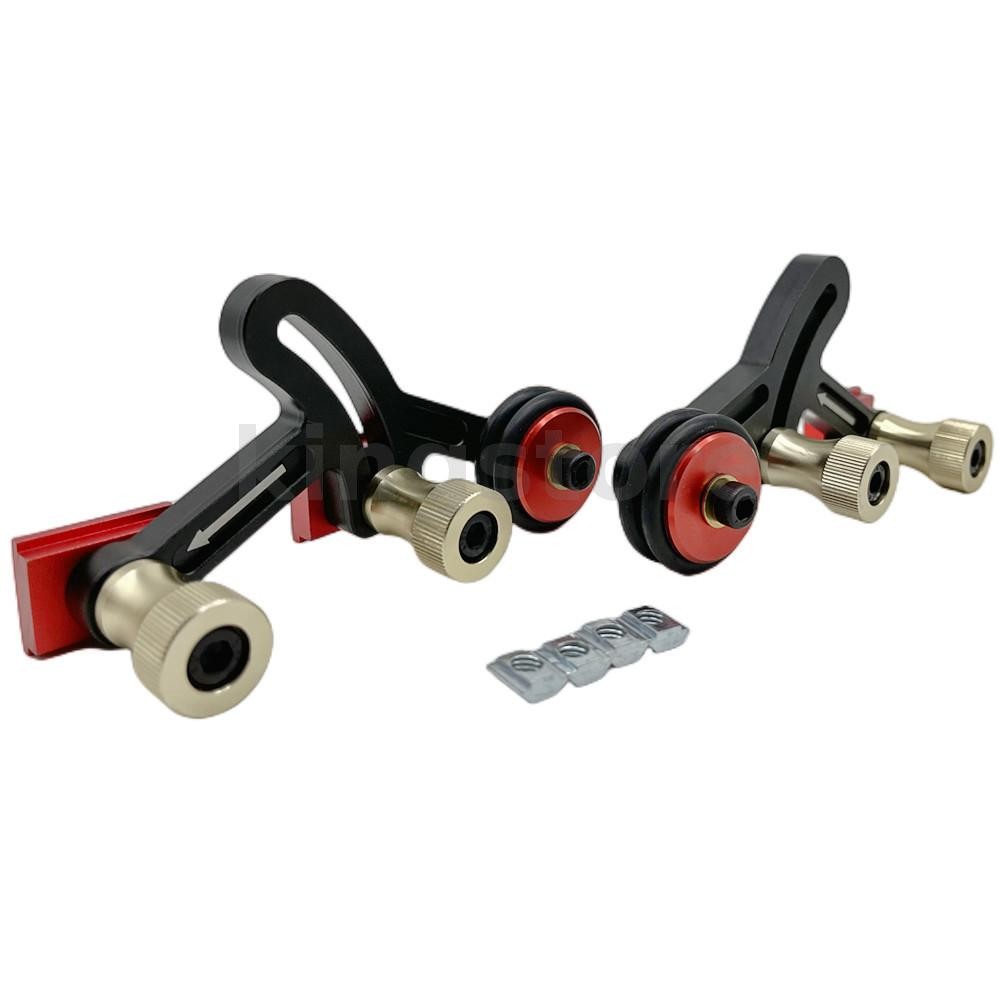Enjoywood 2 PC อัพเกรด Unidirectional Feed งานไม้ Multi-Functional Bearing Roller Feeder Featherboard พลิกการรั่วไหลตารางเลื่อย DIY พร้อม SKUK14000