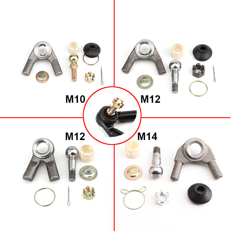 M10/m12/m14 Swing Arm Ball joint Kit สําหรับจีน 110cc 125cc 150cc 200cc 250cc ATV Go Kart UTV Buggy ไฟฟ้า Quad จักรยานอะไหล่