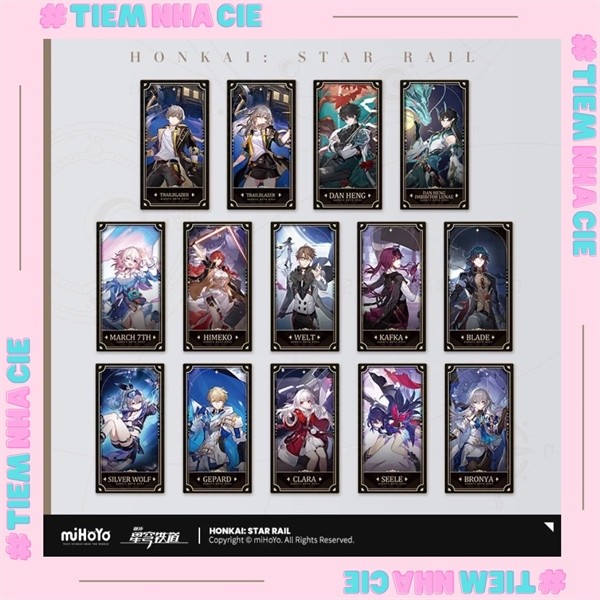[Cies Shop] [AVAILABLE] HONKAI STAR RAIL MIHOYO VER A DIGNITY CARD