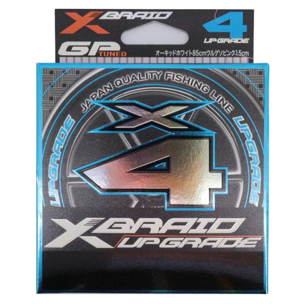 X-Braid Upgrade X4 150m No. 0.8 14lb  
X-Braid Upgrade X4 150m No. 0.25 5lb  
X-Braid Upgrade X4 150