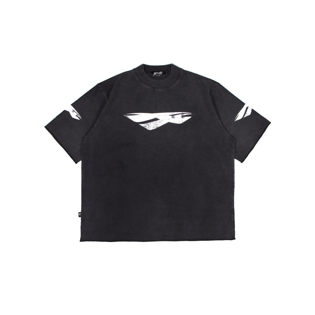 HECATE - CRANIAL SPAM BLACK WASH TEE