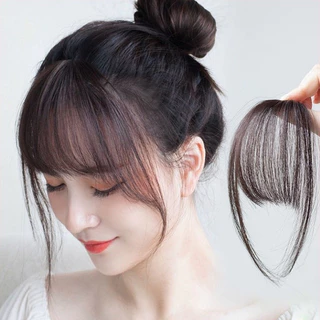 แฮร์พีช หน้าม้า หน้าม้าซีทรู แบบสาวเกาหลี ผมนิ่ม เหมือนผมจริง วิกผมหน้าม้าจําลอง ไร้รอยต่อ น้ําหนักเบา มองไม่เห็น