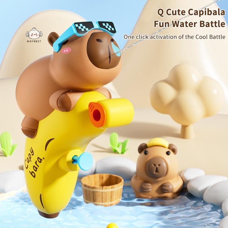 {maybest} ของเล่นน้ําตลกการ์ตูนน่ารัก Capybara น้ําสปริงเกลอร์กลางแจ้งฤดูร้อนของเล่นน้ําระยะไกลสําหรับสระว่ายน้ํา {TH}