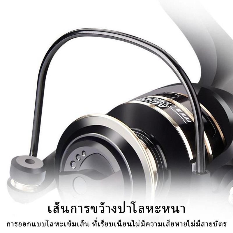 รอกตกปลา AC2000-7000 เกียร์โลหะมีความทนทานต่อการสึกหรอและความแข็งสูงแข็งแรงและทนทานมากขึ้น รีลตกปลาสำหรับเรือ - รูปที่ 2