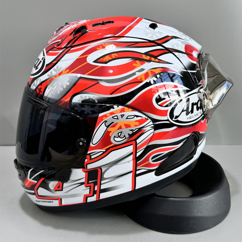 Arai RX7X Red Crane หมวกกันน็อคแบบเต็มหน้า Arai RX7X หมวกกันน็อคแบบเต็มหน้า Arai ขี่หมวก Full Face ห