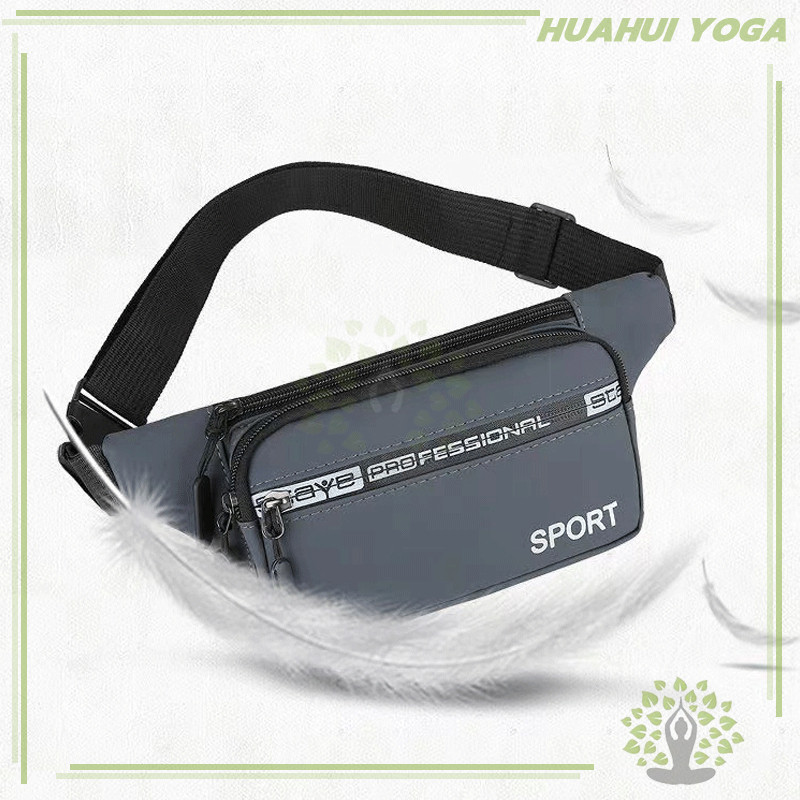 เนื้อผ้านุ่มสบาย ะทนทาน เป๋าหนังแบ จุของได้เยอะ Sport Chest bag สำหรับผู้ชายและผู้หญิง