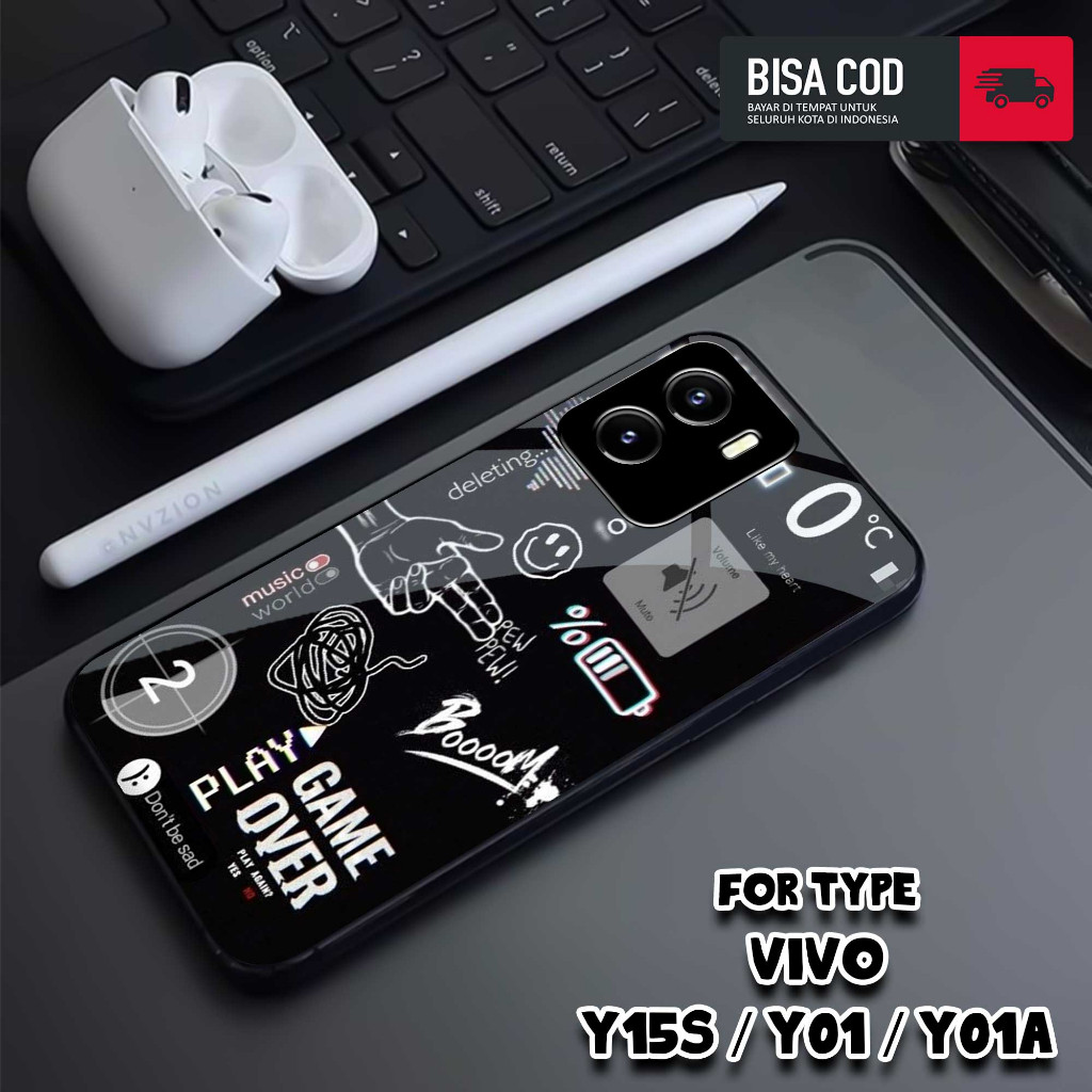 เคส HP Vivo Y15S Y01 Y01A - NASA TICKET MOTIF - Vivo Y15S Y01 Y01A เคสมือถือ - Premium Glossy Hardca