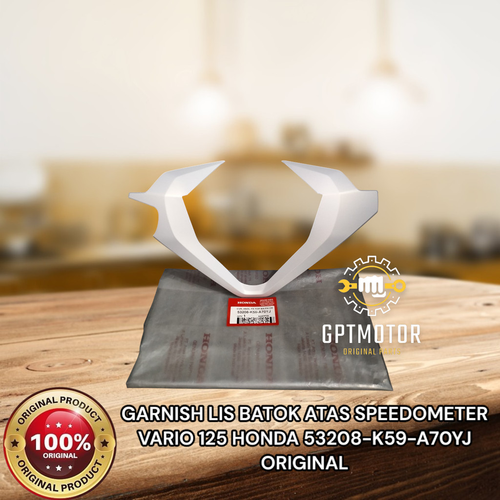 HONDA VARIO 125 SPEEDOMETER UPPER SHELL GARNISH 53208-K59-A70YJ เดิม