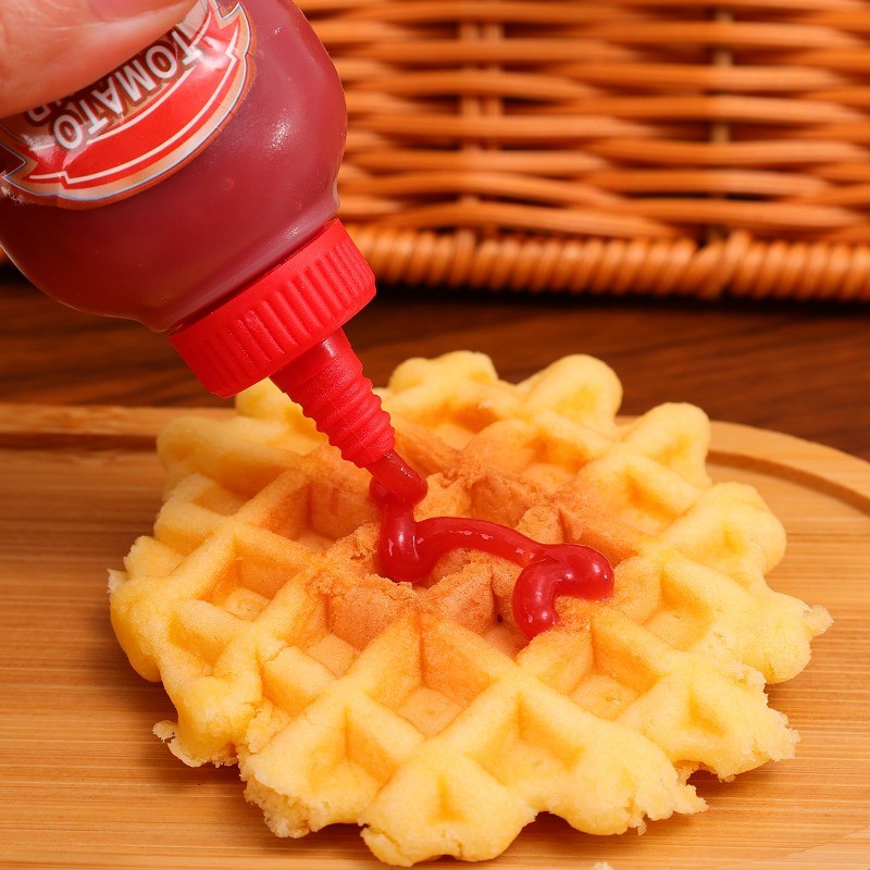 4ชิ้นแยมบีบขวด-สําหรับสลัดแต่งตัว,ซอสมะเขือเทศ,น้ําผึ้ง-40มล มินิซอสแยกขวด-ป้องกันการรั่ว,แบบพกพา,มินิ-ภาชนะเก็บเครื่องปรุง