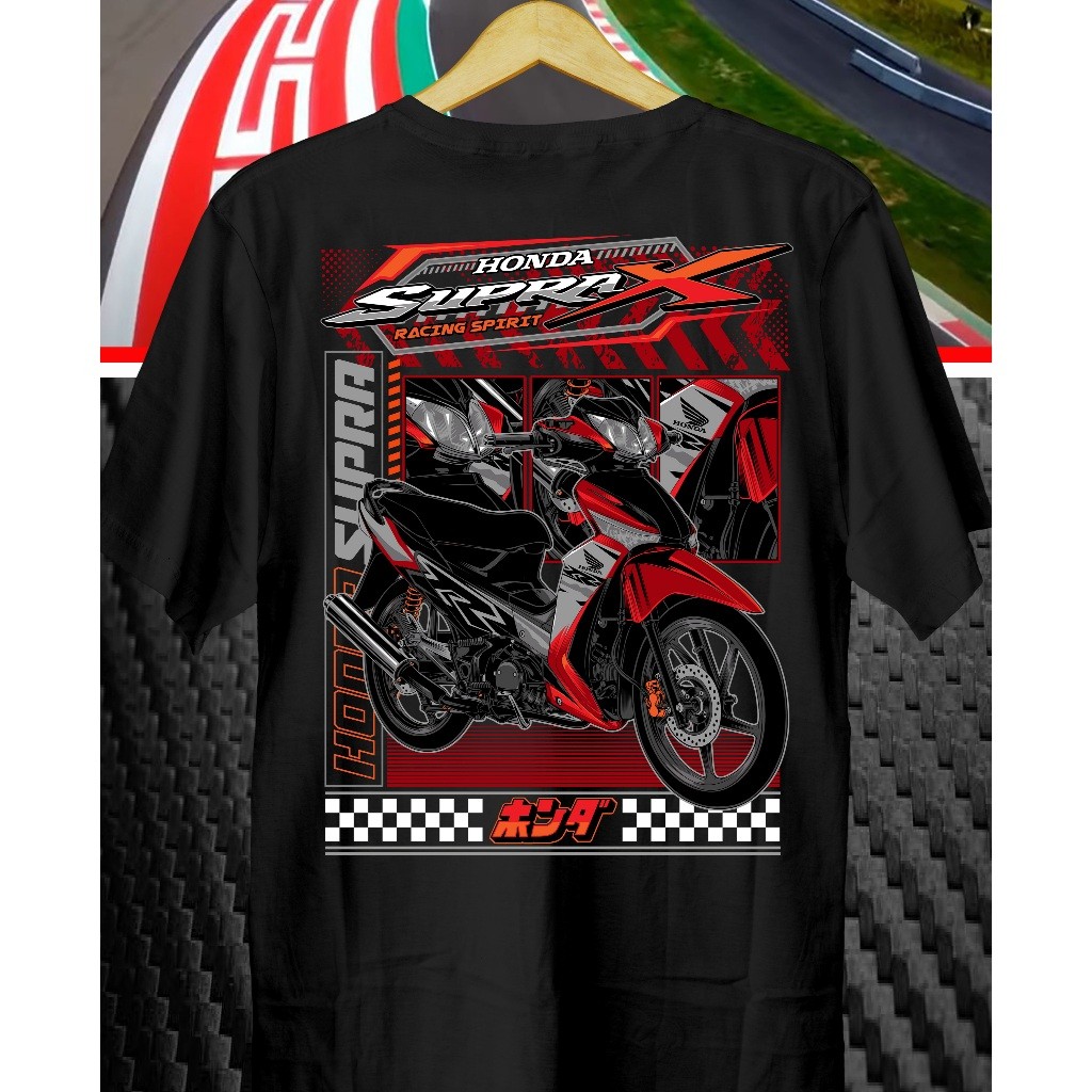 เสื้อยืดมอเตอร์ไซค์ Supra X 125 // เสื้อยืด SupraX // เสื้อ Supra X // ยืด Supra X // Supra X