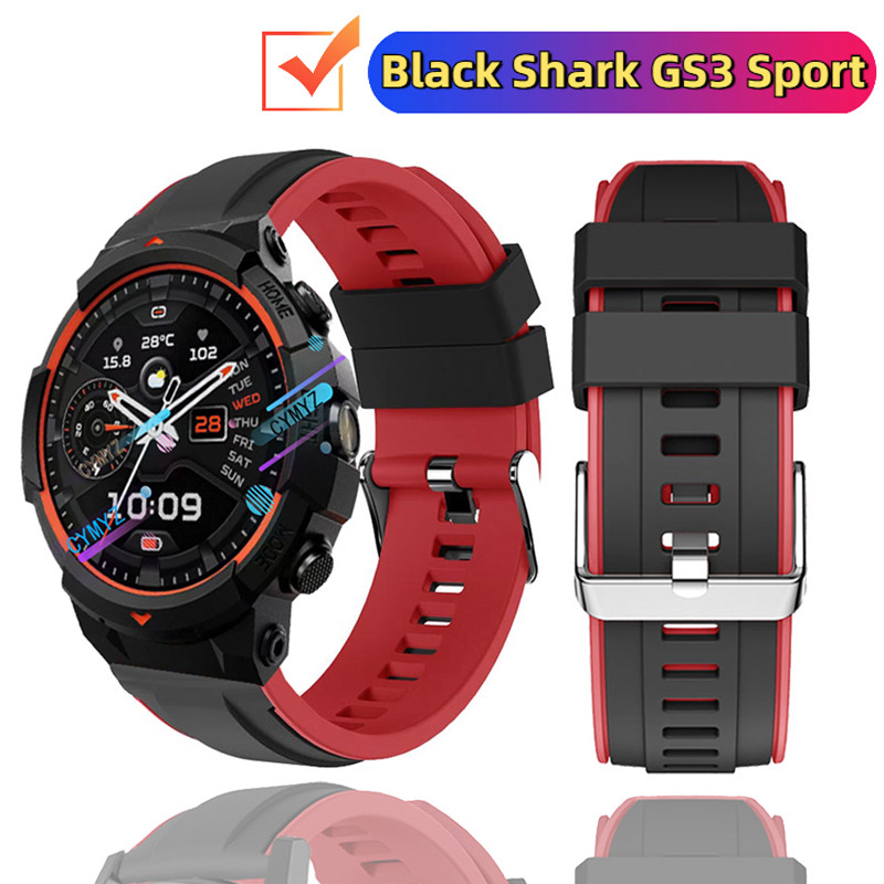 Black Shark GS3 Sport strap สายซิลิโคน Black Shark GS3 Sport Smart watch strap สายนาฬิกา สายรัดข้อมื