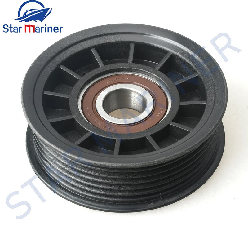 Serpentine Belt Idler Pulley 807757T สําหรับ Mercruiser 4.3L 5.0L 5.7L 350 Mag V6 V8 Stern ไดรฟ์เรือ