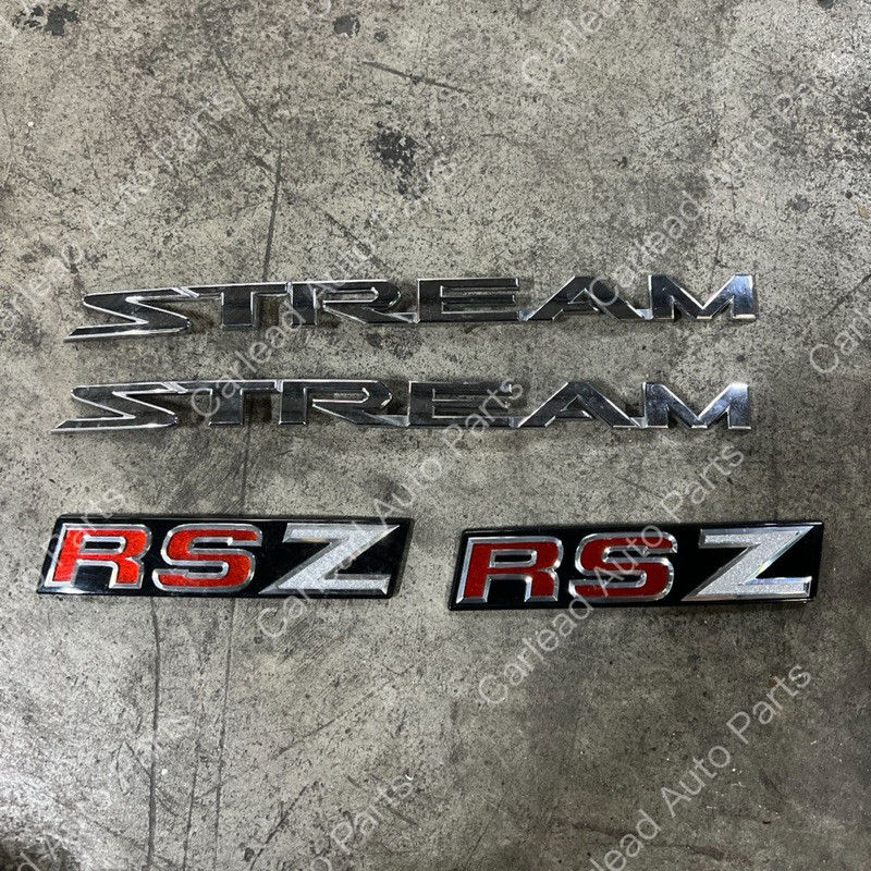 โลโก้ Honda Stream RN6 RN8 Emblem RSZ นําเข้าจากประเทศญี่ปุ่นใช้แล้ว