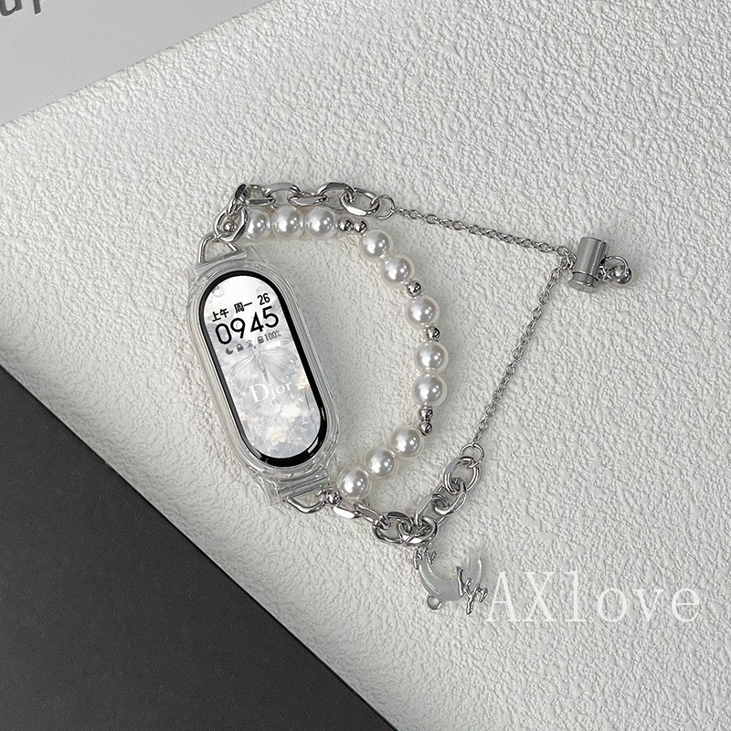 โซ่โลหะสายลูกปัดมุกสําหรับ เสี่ยวหมี่ ไมล์ วงดนตรี 10 9 8 7 มือโปร 6 5 4 3 สร้อยข้อมือสําหรับ ไมล์ วงดนตรี 9 8 สายรัดข้อมือแบบใช ราคา ถูกที่สุด ดีลบีเคเค แกลเลอรีภาพที่ 8