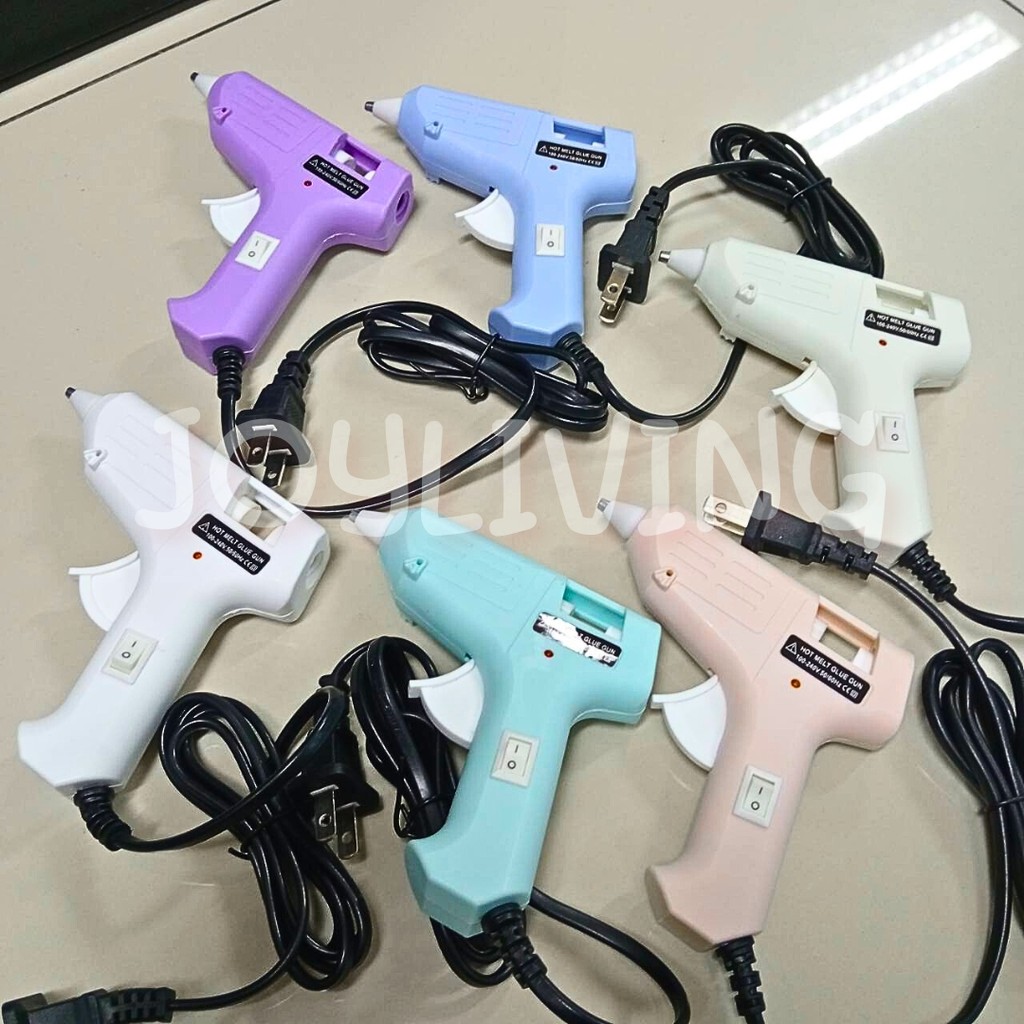 ปืนยิงกาวไฟฟ้า (20W) 220V ปืนยิงกาว ปืนยิงกาวร้อน  ปืนกาวแท่ง DIY  คละสี ราคา/ชิ้น  สินค้าในไทย