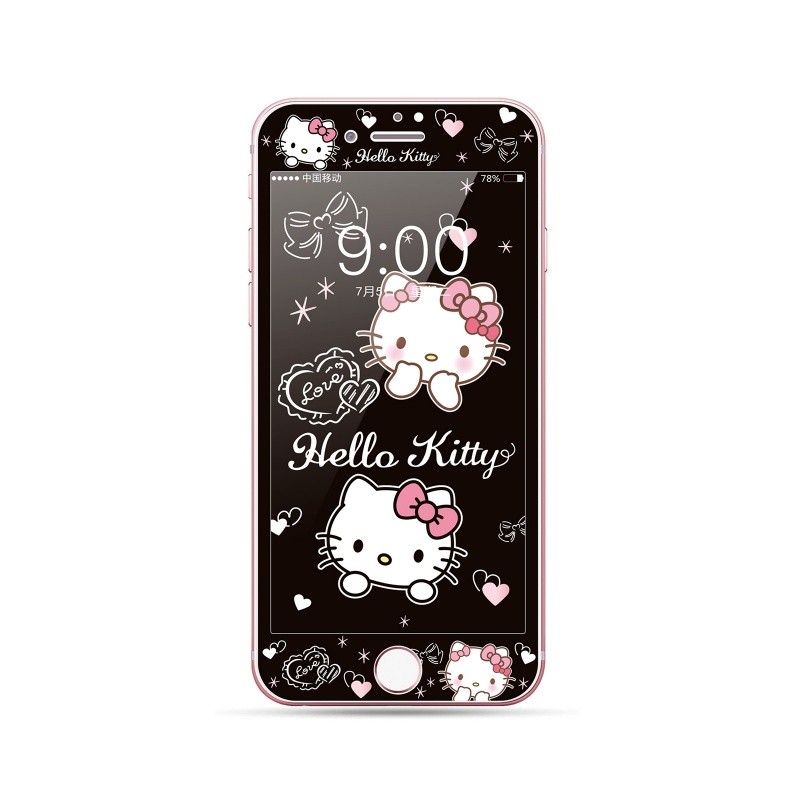 การ์ตูนคลุมทั้งหมดกระจกนิรภัยป้องกันหน้าจอสําหรับ iPhone iphone6 6s iphone7 iphone8 plus iPhone 4 4s 5 5s se 6 7 8 i6 i7 i8 se2 4.7 5.5 นิ้ว ราคา ถูกที่สุด ดีลบีเคเค แกลเลอรีภาพที่ 5