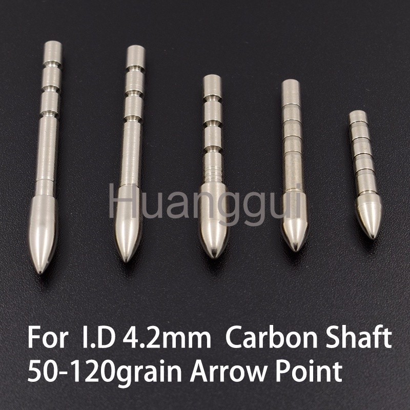 12 ชิ้นจุด 50-120Grain สําหรับ ID4.2 เพลากีฬากลางแจ้ง